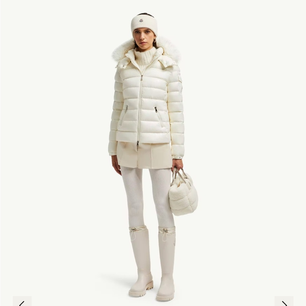 Moncler White Kids Jacket